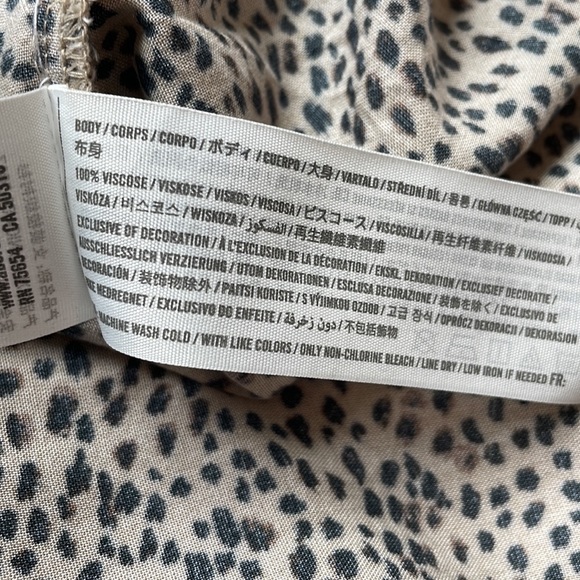 Abercrombie Animal Print Top - Picture 7 of 7